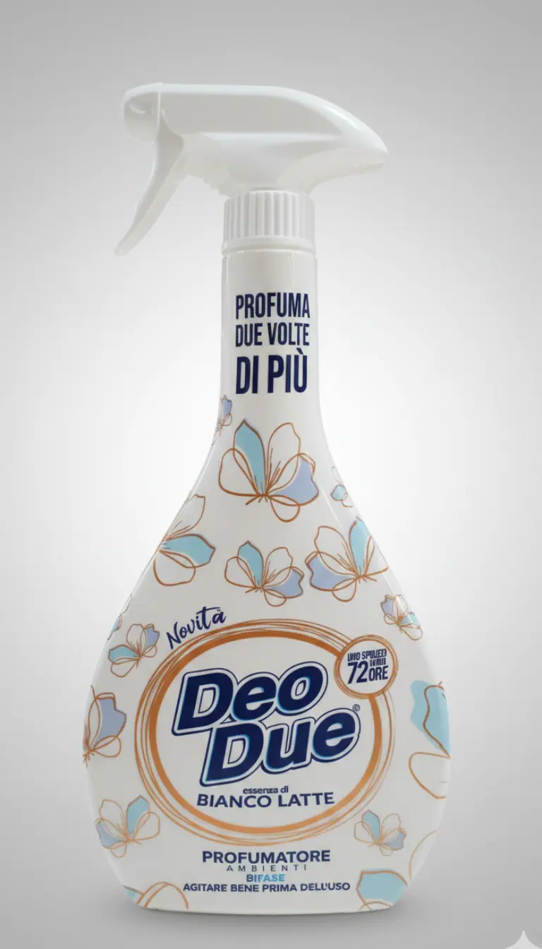 Deo Due Biancolatte Profumatore Bifase Professionale 500ml – Fragranza Concentrata Persistente 72h