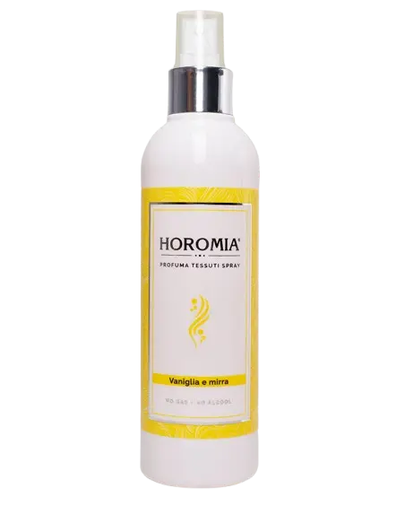 Deodorante Spray per Tessuti Vaniglia e Mirra by Horomia