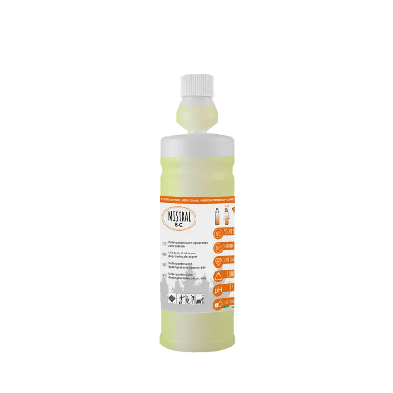 Detergente ad alto potere sgrassante Mistral 5-C - 1 LT