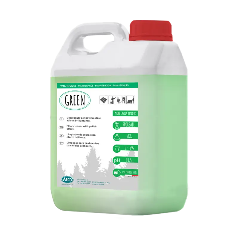 Detergente brillantante profumato Green - 5 KG