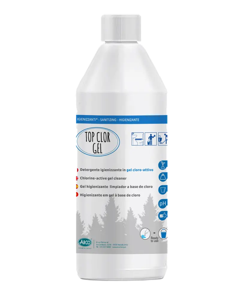 Detergente igienizzante gel clorattivo Top Clor Gel - 750 ML