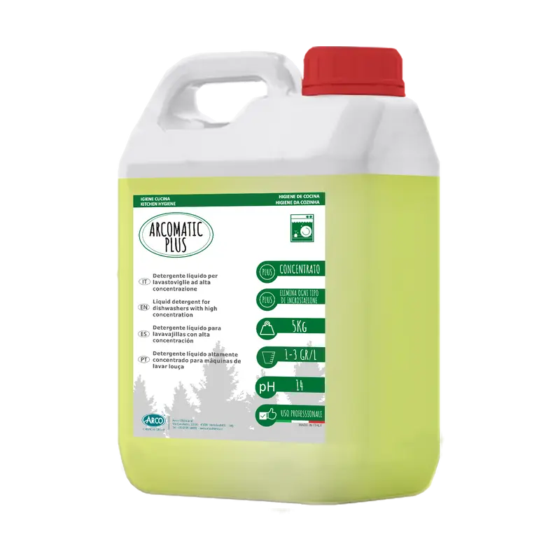 Detergente liquido alta concentrazione lavastoviglie Arco Matic Plus - 20 KG