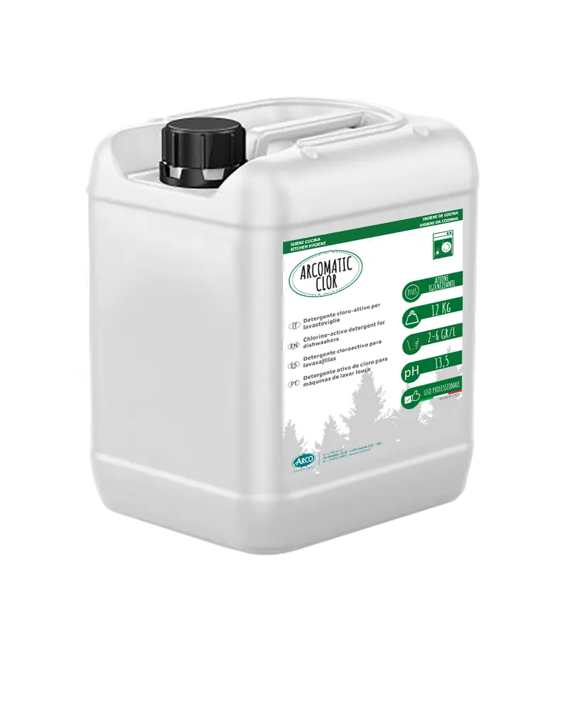 Detergente liquido concentrato clorattivo Arco Matic Clor - 12 KG