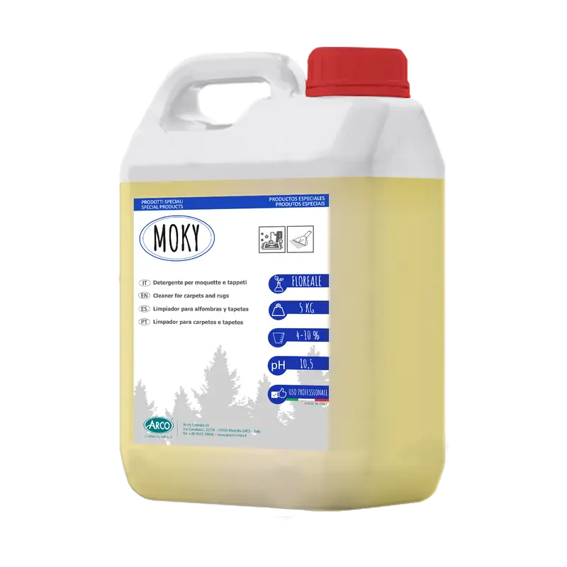 Detergente per moquettes e tappeti Moky - 5 KG