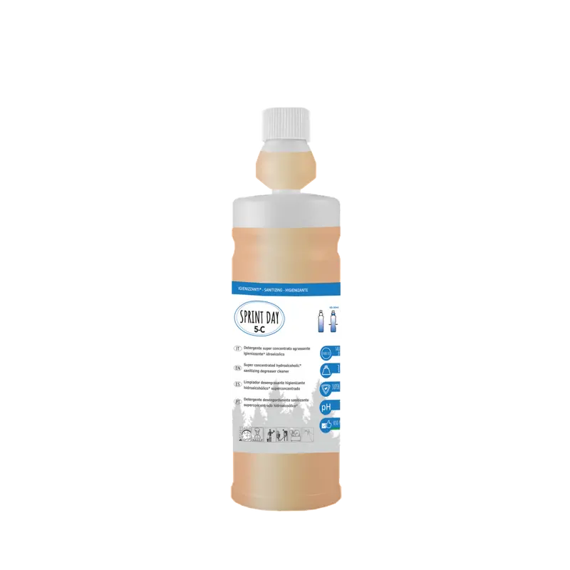 Detergente sanificante sgrassante Sprint Day 5-C - 1 LT
