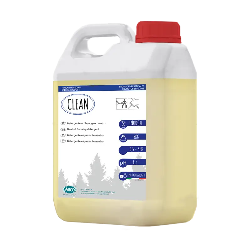 Detergente schiumogeno neutro Clean - 5 KG