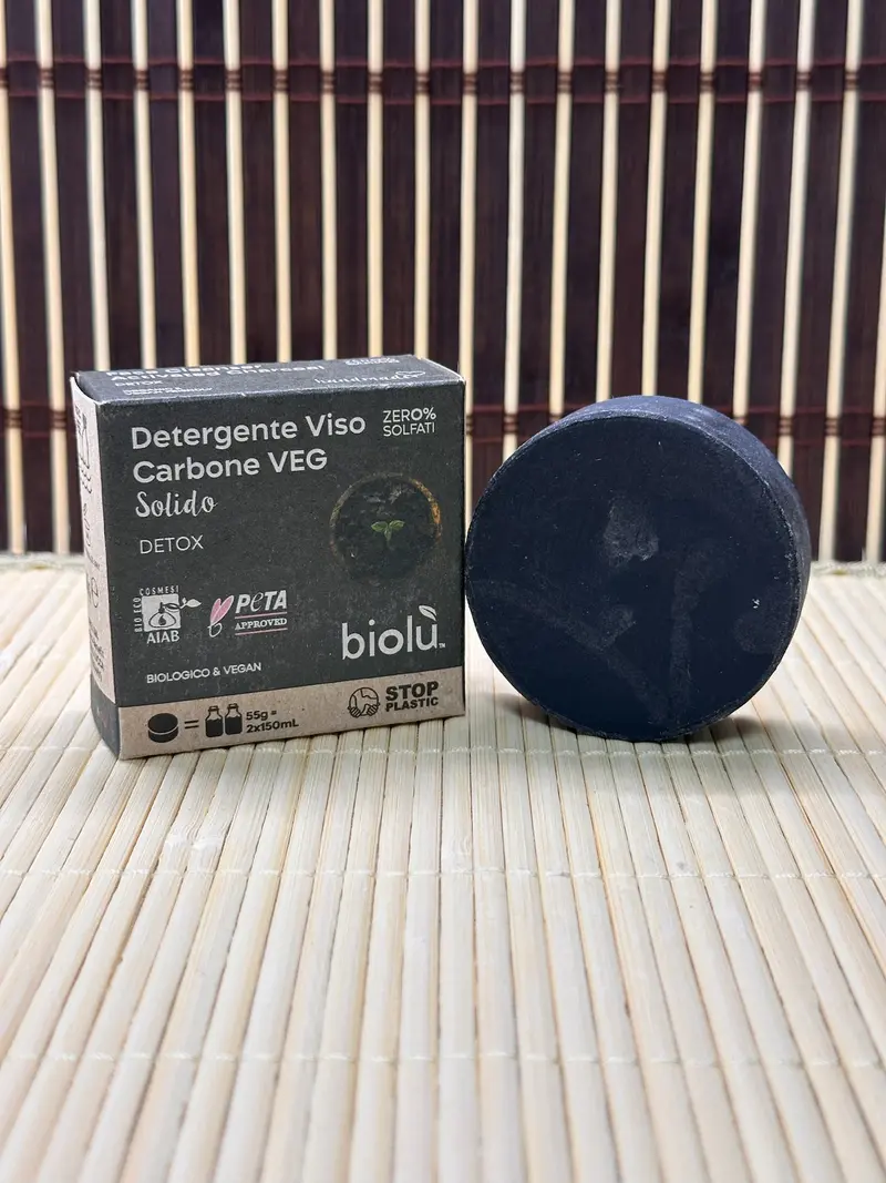 Detergente Viso Carbone vegetale Bio