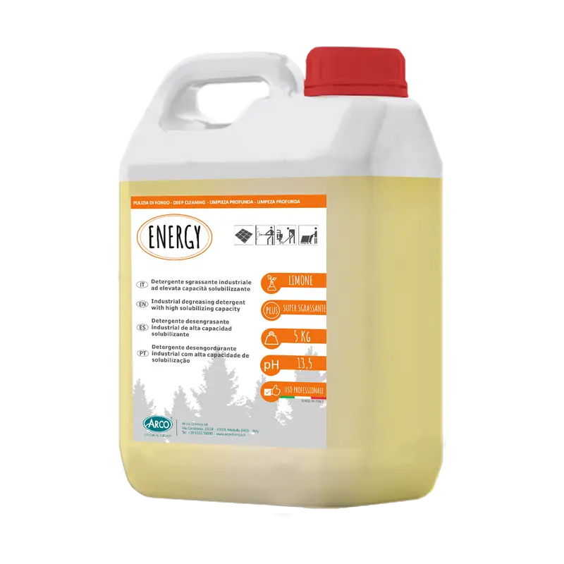 Detersivo Solubilizzante Sgrassante Energy - 5 KG