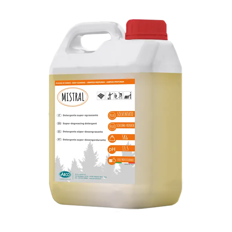 Detersolvente Supersgrassante Mistral - 5 KG