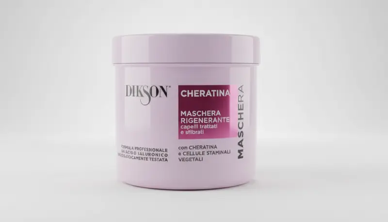 DIKSON Maschera Rigenerante Intensiva 500ml | Trattamento Nutritivo per Capelli Fragili e Danneggiati | Ripara, Rinforza e Ridona Corposità alla Struttura Capillare