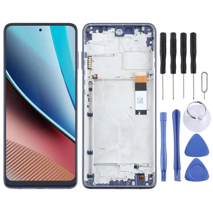 Display LCD con touch screen e cornice per Motorola Moto G Stylus 2022 4G