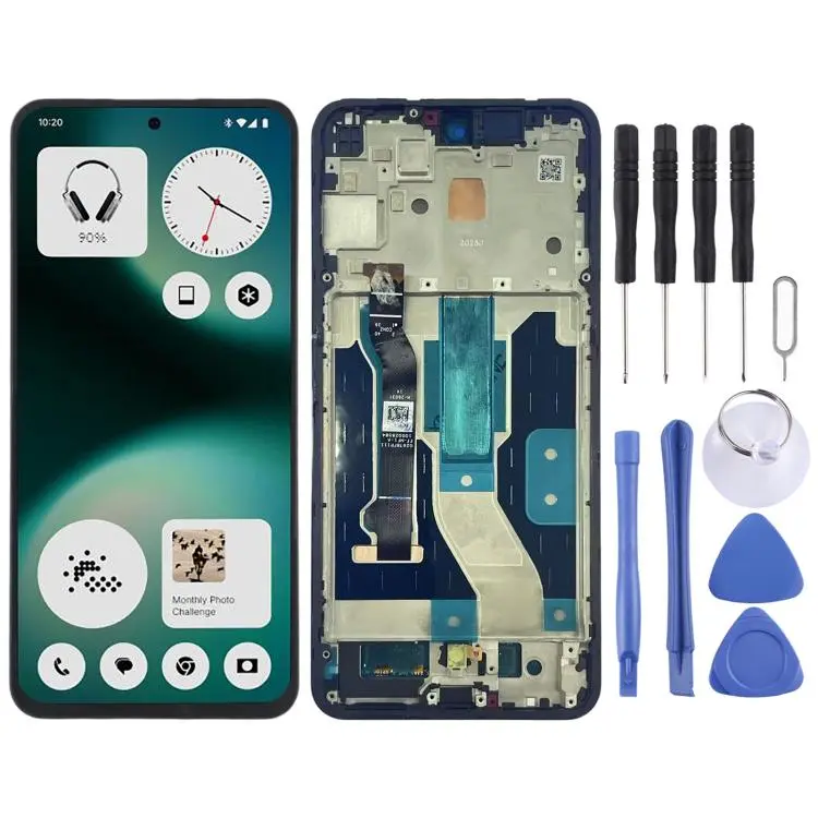 Display LCD touchscreen con cornice per Nothing Phone 3a Lite