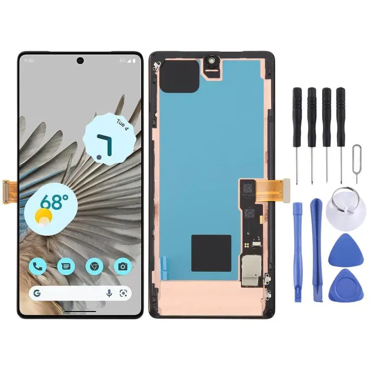 Display OLED con digitalizzatore e cornice per Google Pixel 7 Pro 120 Hz