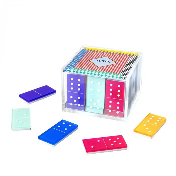 Domino Colorato in Cristallo Acrilico – Vesta