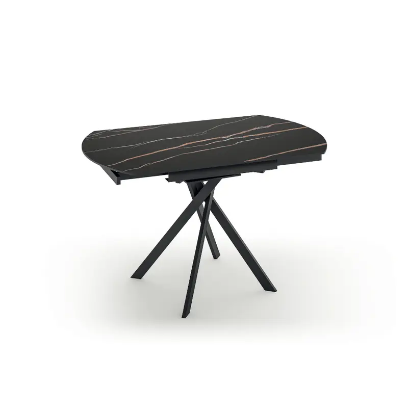 Drift, Tavolo allungabile con top in ceramica (120cm X 80/120cm H. 76cm)
