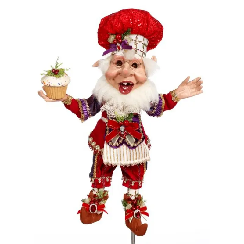 Elfo Natalizio Berry Merry con Bacche Rosse Edizione Limitata – Goodwill by Mark Roberts, 46cm
