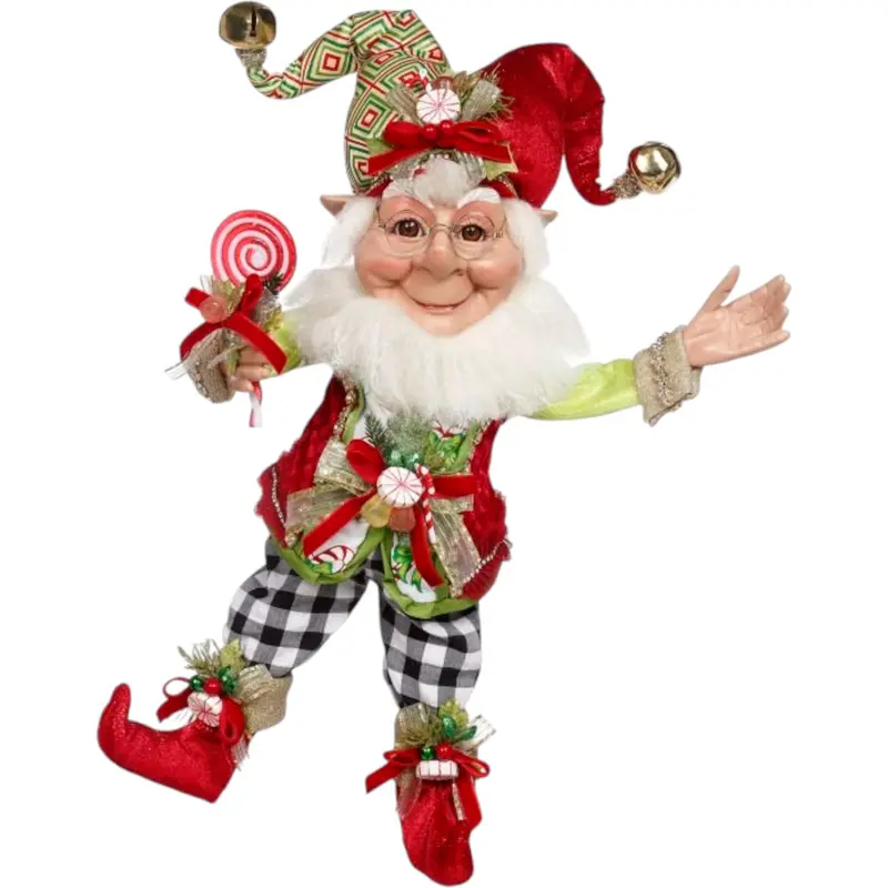 Elfo Natalizio Candy Dandy Small Edizione Limitata – Goodwill by Mark Roberts, 30cm