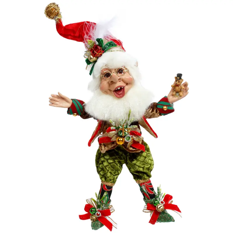 Elfo Natalizio Merry Christmas Rosso e Verde Edizione Limitata – Goodwill by Mark Roberts, 28cm