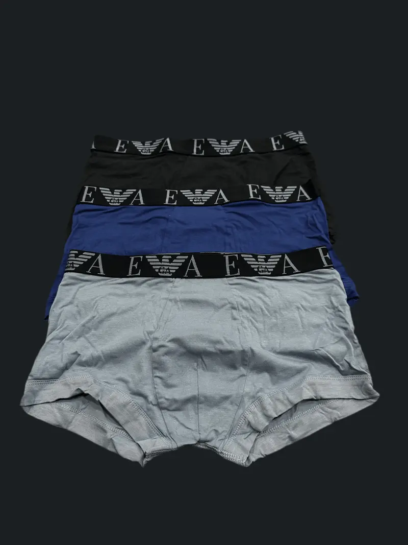 Emporio Armani Boxer TriPack Blu
