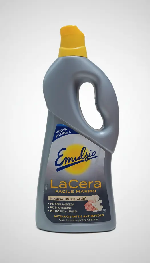 Emulsio LaCera Facile Marmo Autolucidante Cera per Pietre Naturali – La Barriera Protettiva 3in1 per Pavimenti Interni ed Esterni (725 ml)