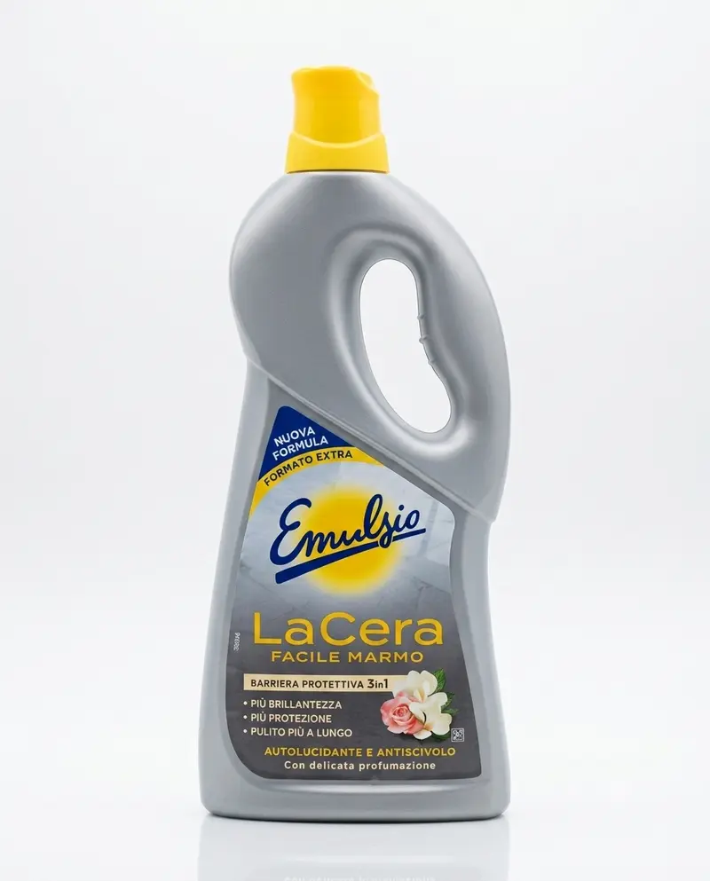 Emulsio LaCera Facile Marmo Cera Autolucidante 3in1 Extra Brillantezza e Protezione – Nuova Formula
