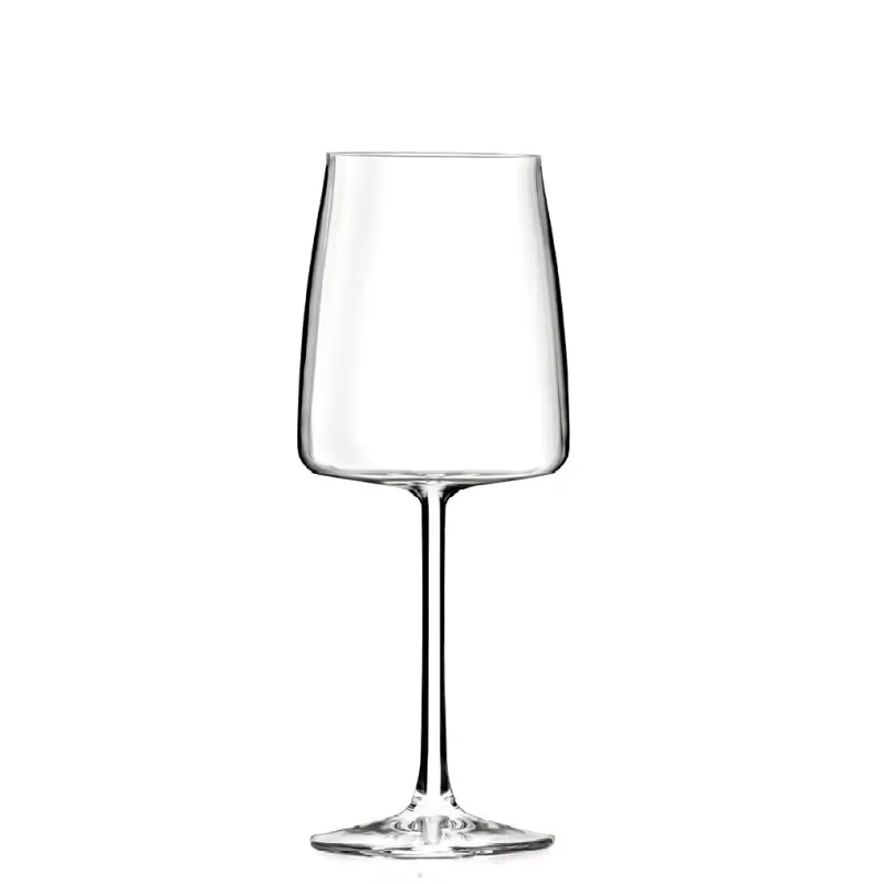 Essential RCR Set 6 Calici Vino Bianco 43 cl Cristallo Luxion – Form Trapezoidale Degustazione Professionale