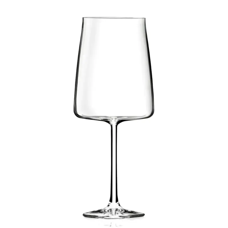 Essential RCR Set 6 Calici Vino Rosso 65 cl Cristallo Luxion – Design Geometrico Degustazione Gran Cuvée
