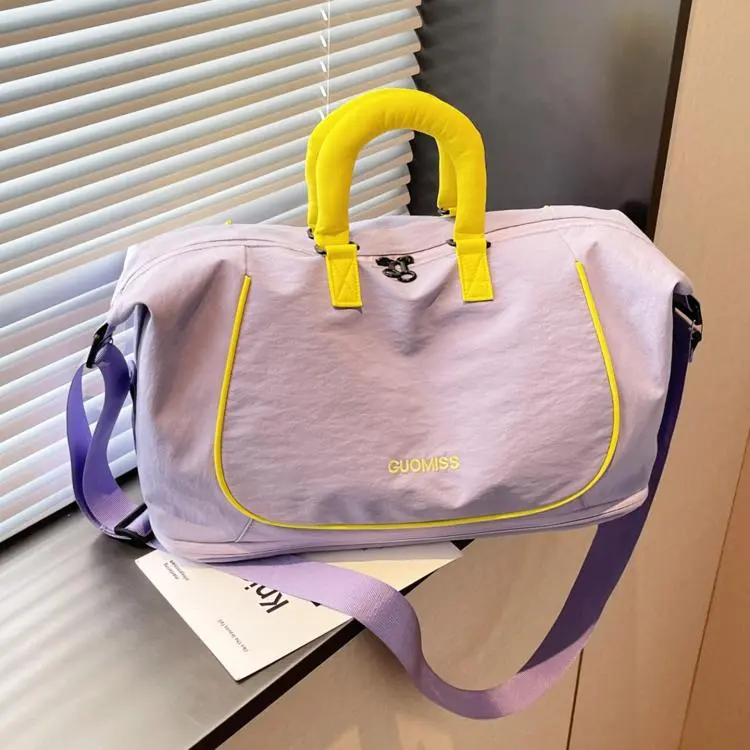 Expandable Travel Duffle Bag with Dry Wet Separation Pocket for Gym Sports Dance Travel