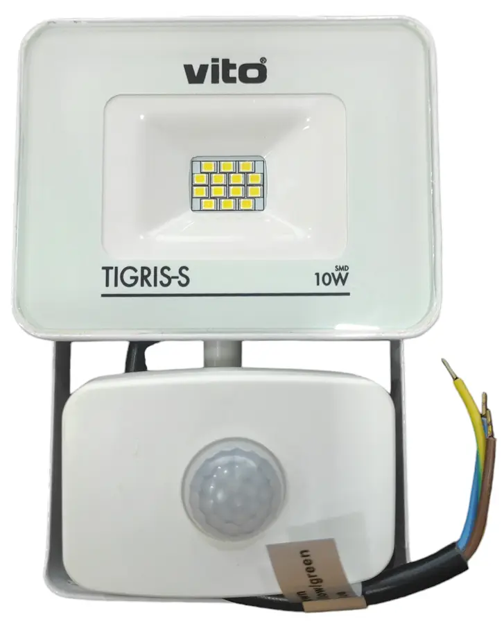 Faretto LED da esterno con sensore di movimento 10W 6000K luce fredda