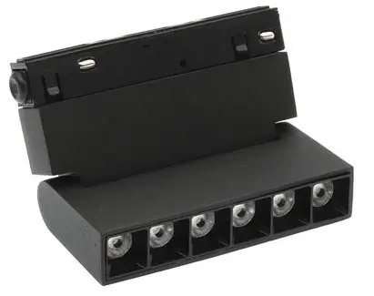Faretto LED orientabile 12W 4000K per illuminazione da binario