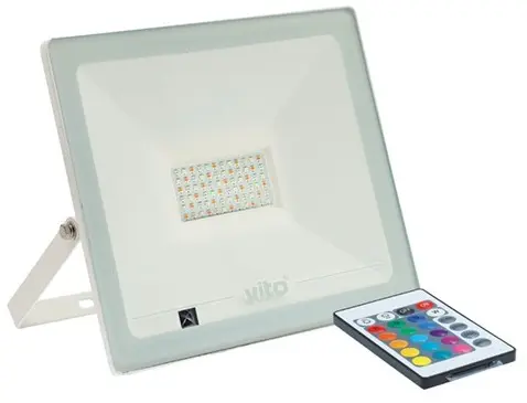 Faretto LED RGB+W dimmerabile 50W 2500Lm con telecomando