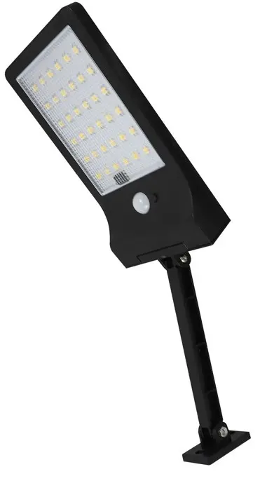 Faretto solare LED 3W 440Lm luce fredda con sensore PIR e crepuscolare