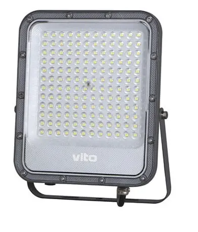 Faro LED 100W 12000Lm 6000K luce fredda IP65 grigio