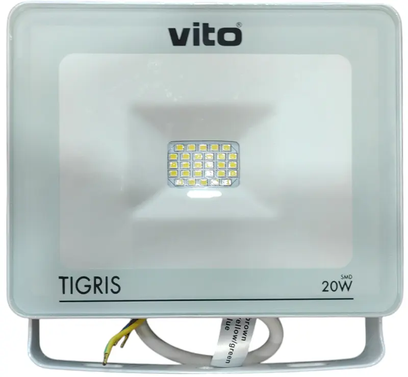Faro LED SMD per esterni IP65 20W 2000lm 6000K luce fredda