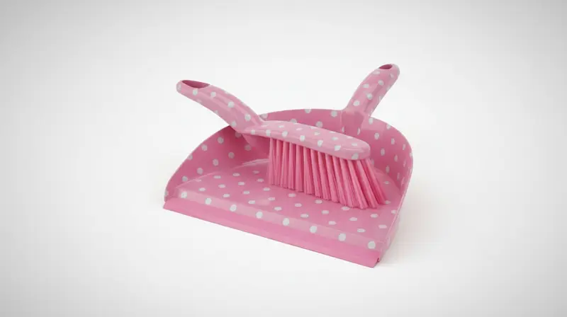 Fatigati Set Paletta e Spazzola Linea Vintage – Kit Pulizia Pratico e Resistente per Casa – Ideale per la Raccolta di Polvere, Cenere di Camini e Stufe a Pellet