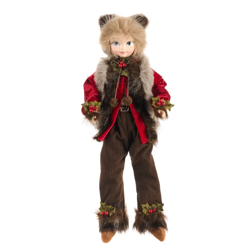 Figura Natalizia Bear Boy Aiutante di Babbo Natale – Goodwill, 46cm