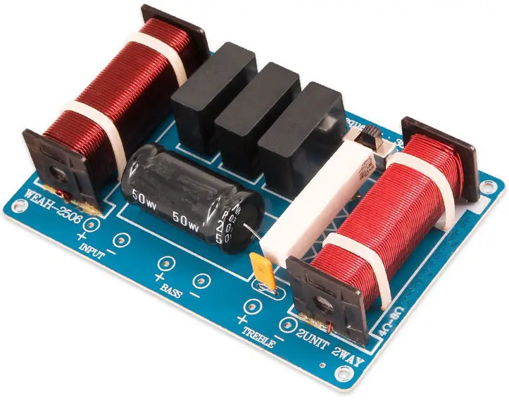 Filtro crossover 2 vie 300W 4-8 Ohm WEAH 2506A