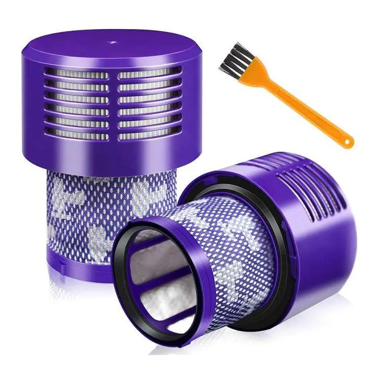 Filtro di ricambio per aspirapolvere JUNSUNMAY con spazzola per la pulizia per Dyson V10, 2pcs, 1pcs
