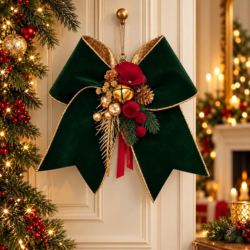 Fiocchi Gift in Velluto con Campanello per Confezioni Regalo – Il Bosco di Mata by Mata Creazioni