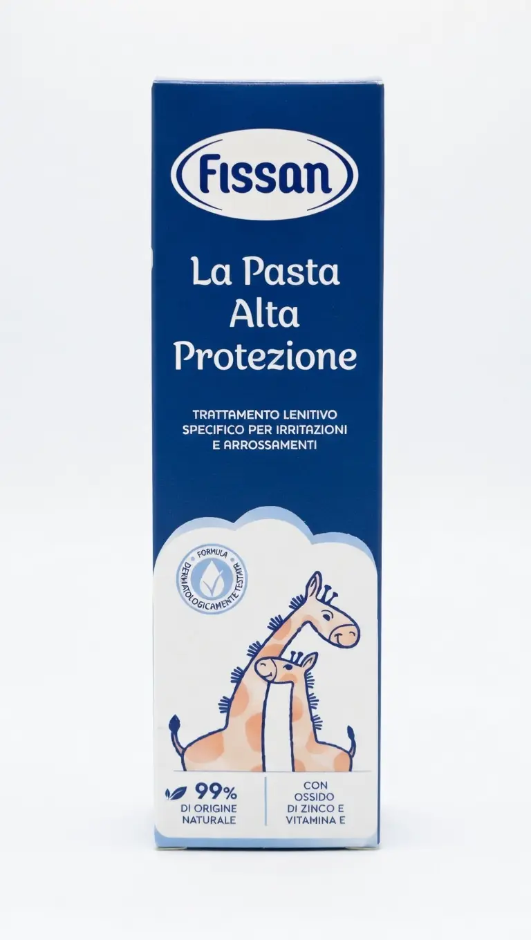 Fissan Pasta Alta Protezione 100g | Trattamento Lenitivo per Irritazioni e Arrossamenti | Con Ossido di Zinco e Vitamina E | 99% Origine Naturale