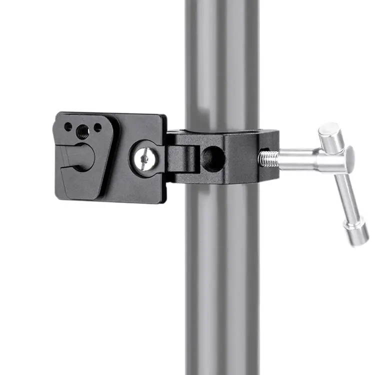FOMITO V-Mount Male Connector Crab Clamp Multi-Function Monitor Tripod Heavy Duty Clamp, V-Mount Male Connector Crab Clamp
