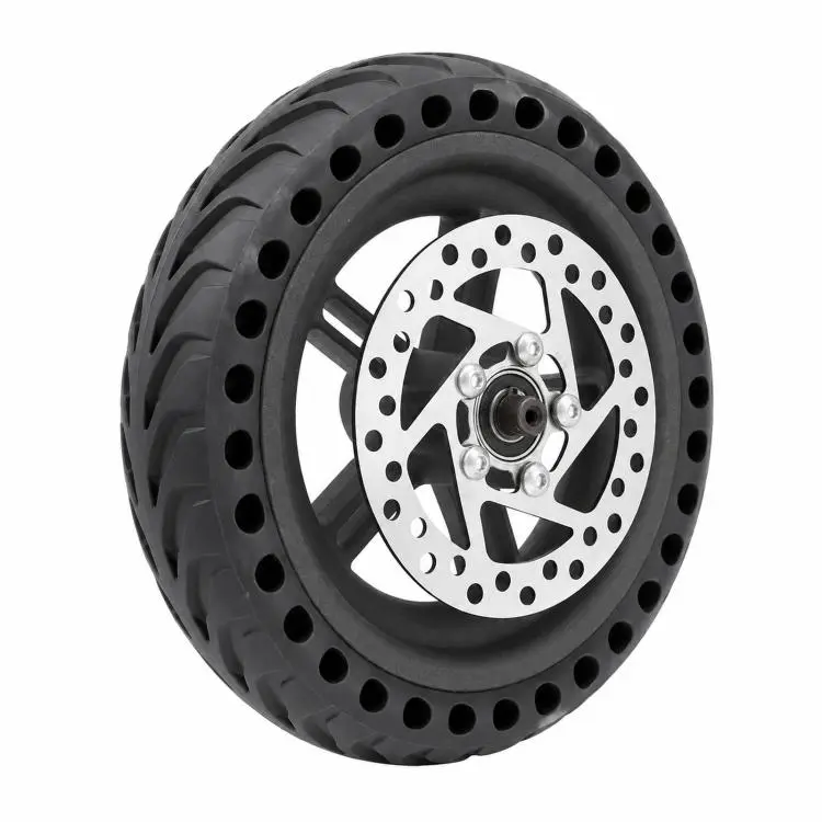 For Xiaomi M365 Pro External Honeycomb Solid Tire Drive Wheel Rear Hub With 120mm Brake Disc
