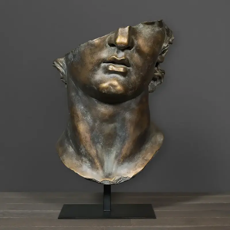 FRAMMENTO DI APOLLO BRONZO MUSEO METROPOLITAN NEW YORK