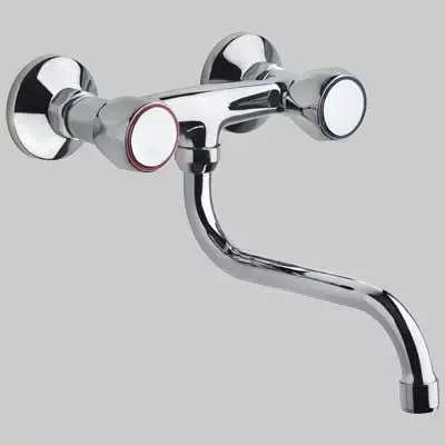 Fromac rubinetto cucina con canna a "S" girevole 1462