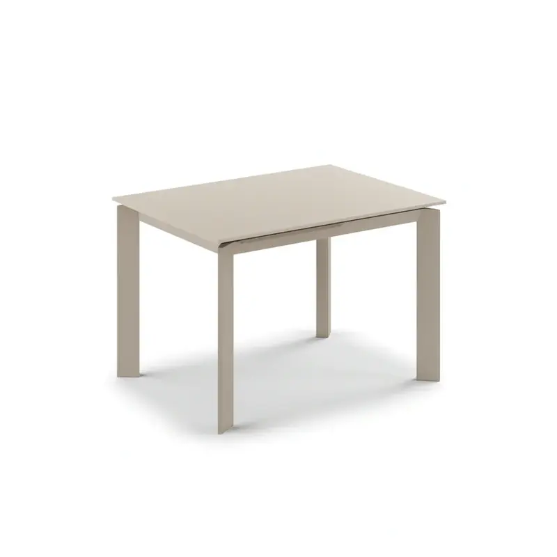 Function, Tavolo allungabile con top in vetro (80cm X 120/170cm H. 75cm)