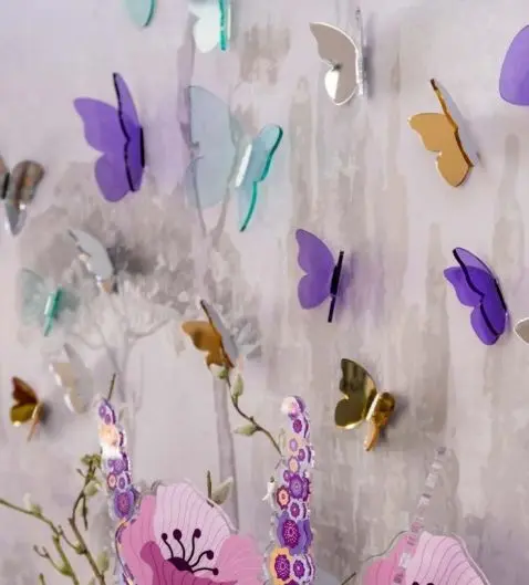 Funny Butterflies in cristallo acrilico – poesia e luce firmate Vesta Home