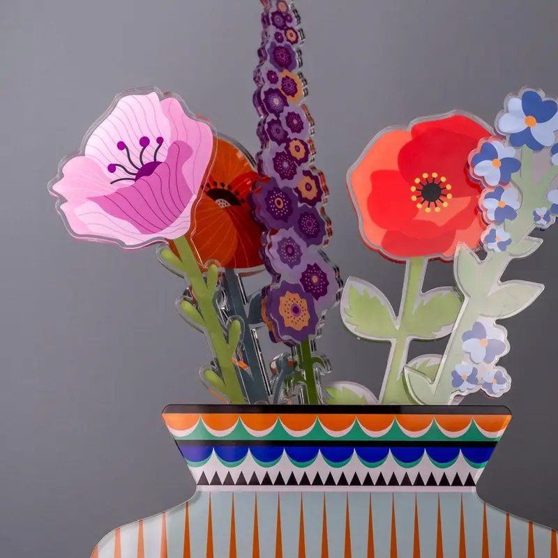 Funny Flower Petunia in plexiglas
