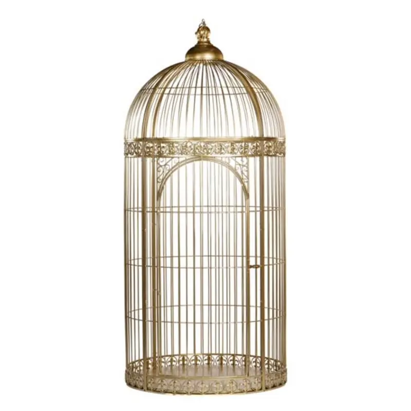 Gabbia Decorativa da Terra in Metallo Dorato – Goodwill, 303cm