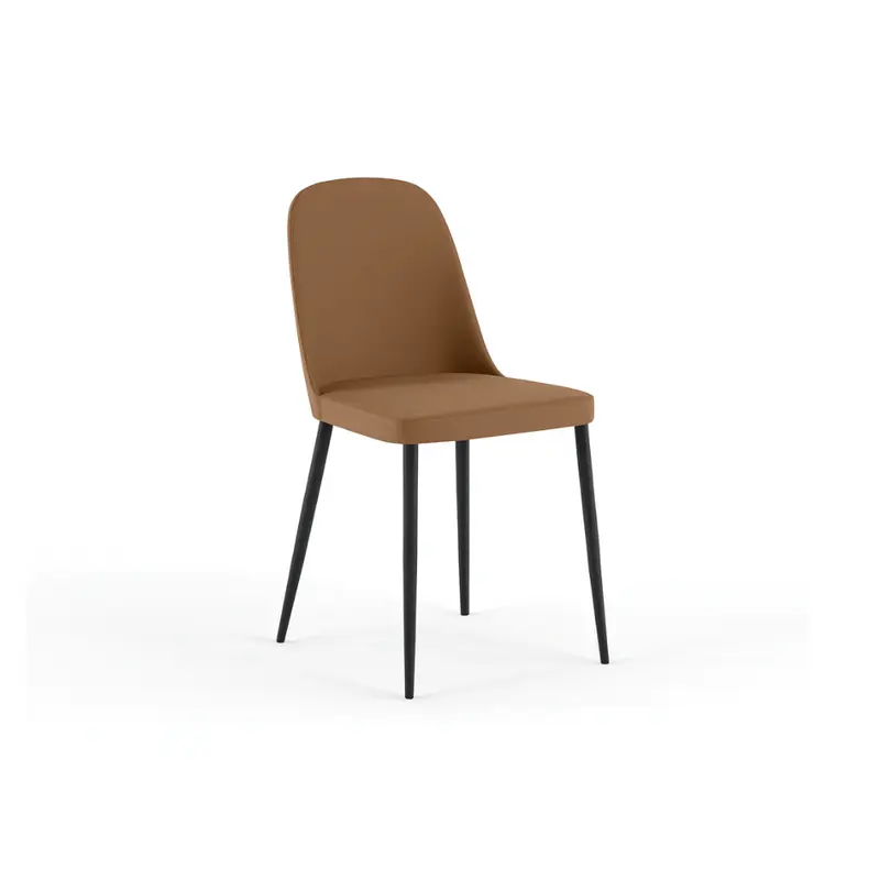 Gaelia, Set di 4 Sedie in soft-touch (52cm X 45cm H. 85cm)