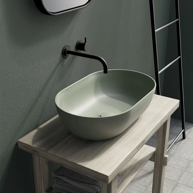 Galassia Ceramica Dream lavabo da appoggio 60x38cm 7308